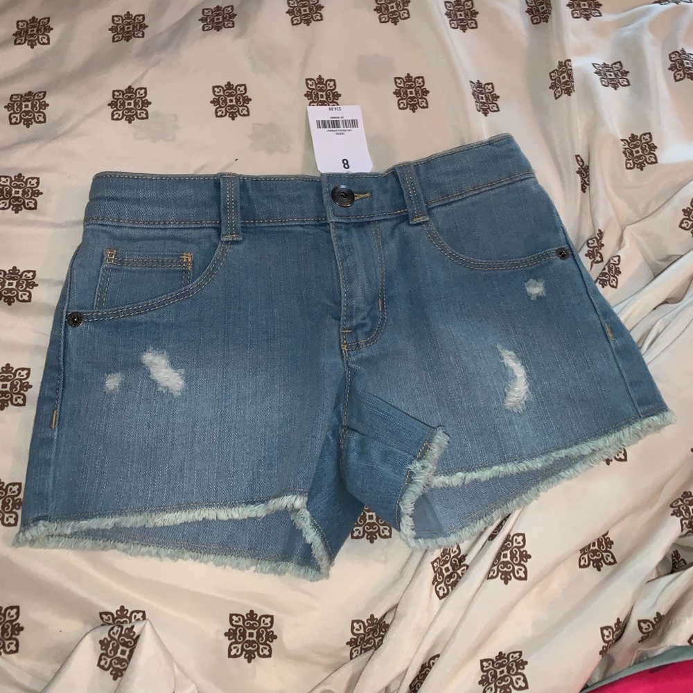 Crazy 8 blue jean girl shorts